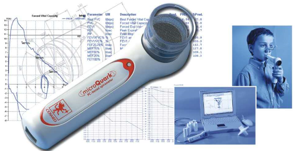 意大利科时迈一体化肺测试仪micro Quark